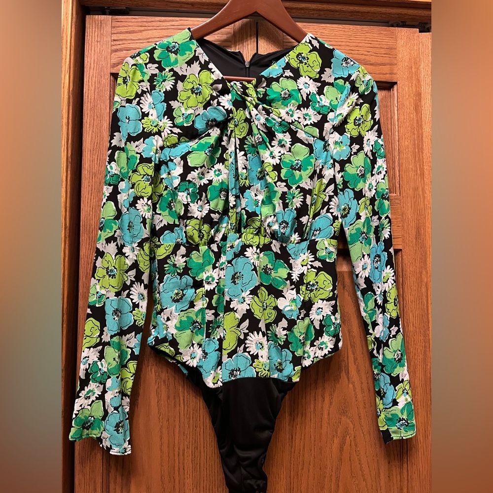 Zara floral bodysuit